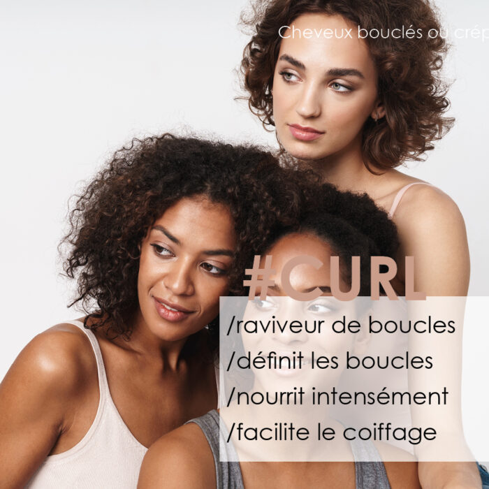 visuel bénéfices curl gamme curl pour cheveux boucles et crepus